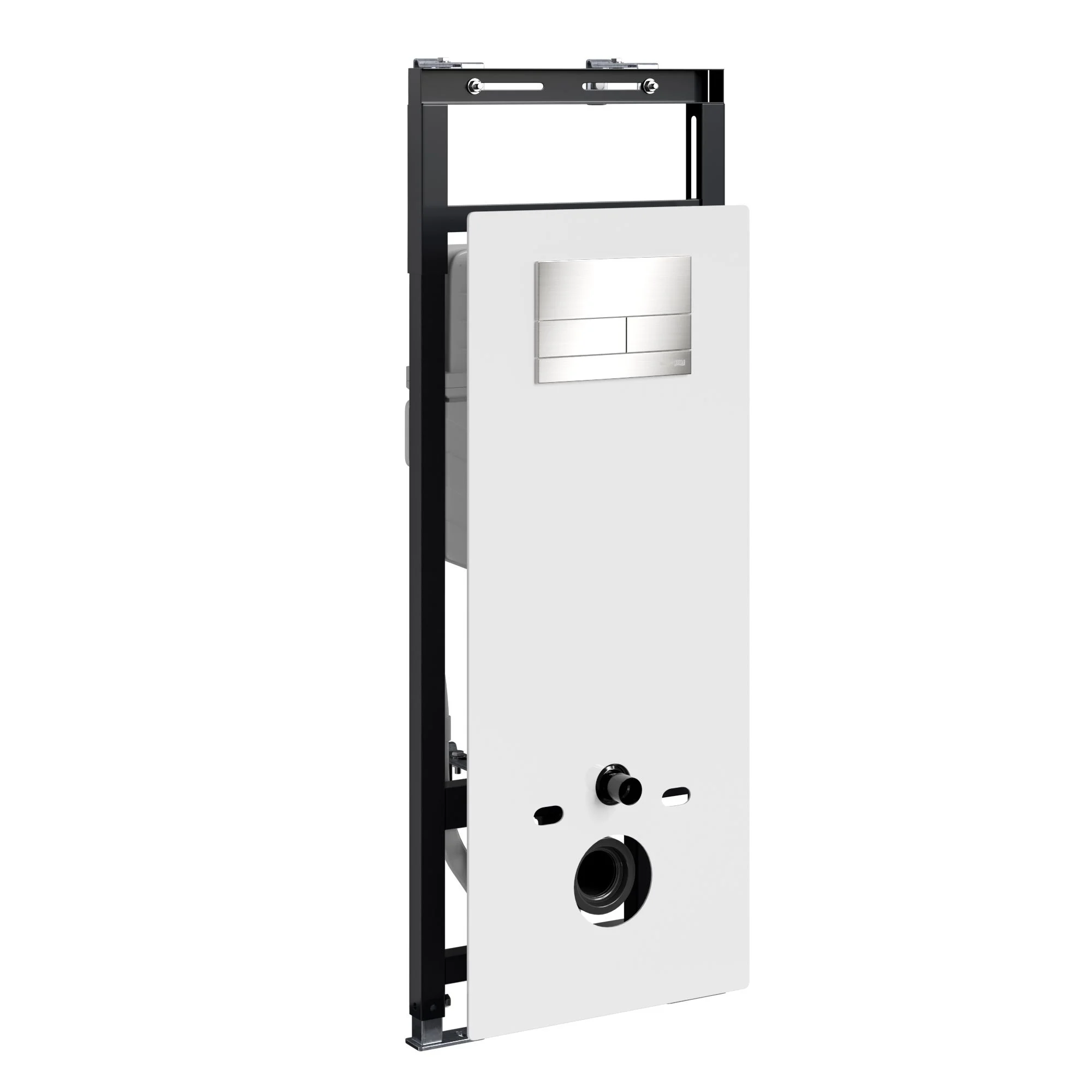 Инсталляция для унитаза WasserKRAFT Salm 27TLT.010.ME.WH.BN04 с клавишей смыва белый Инсталляция для унитаза WasserKRAFT Salm 27TLT.010.ME.WH.BN04 с клавишей смыва белый