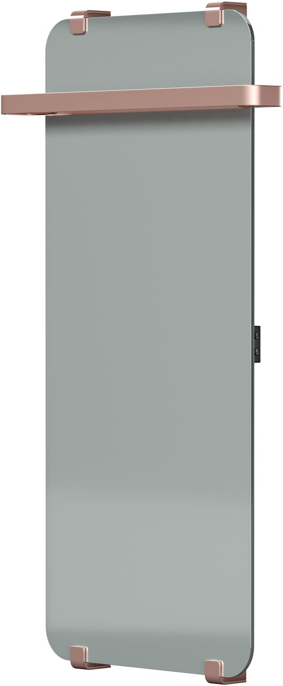Полотенцесушитель электрический Allen Brau Infinity 100x44 00325651 с рейлингом 2.0 и креплением, медь брашированная Полотенцесушитель электрический Allen Brau Infinity 100x44 00325651 с рейлингом 2.0 и креплением, медь брашированная