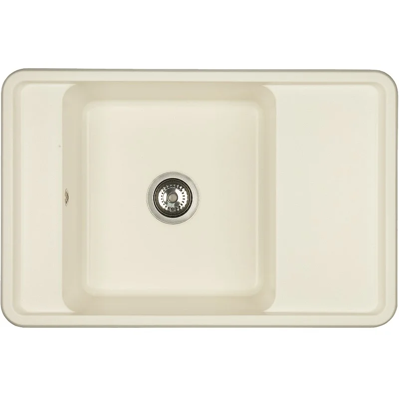 Кухонная мойка Aquaton Беллис 78 1A725032BS240 из литого мрамора, жемчуг