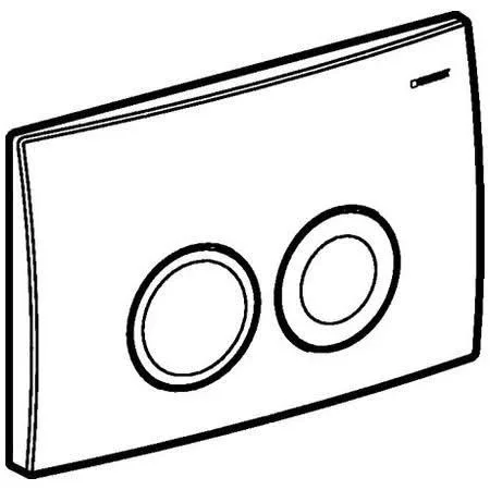 Клавиша смыва Geberit 115.125.11.1 Delta 21 пластик, цвет белый Клавиша смыва Geberit 115.125.11.1 Delta 21 пластик, цвет белый