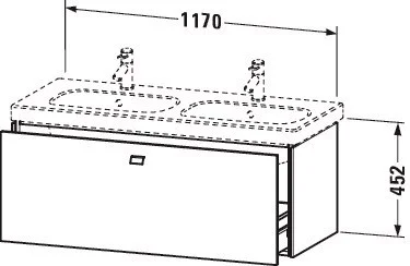 Тумба под раковину Duravit Brioso BR404802222 подвесная 117 см белый глянцевый Тумба под раковину Duravit Brioso BR404802222 подвесная 117 см белый глянцевый