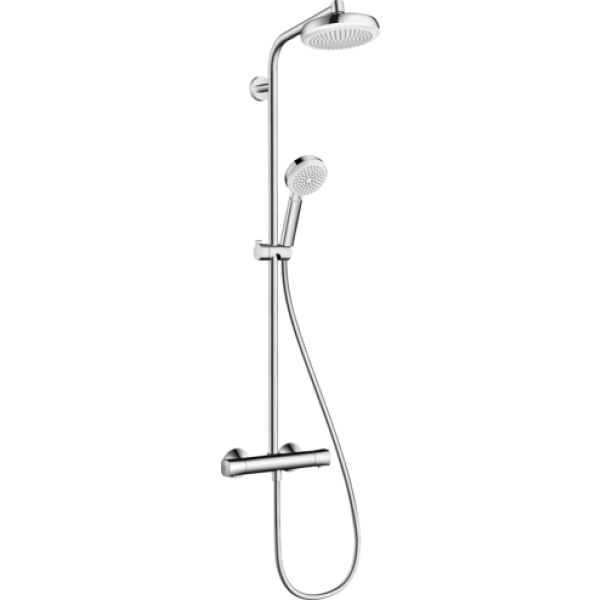 Душевая система hansgrohe Crometta 160 1Jet с термостатом 27264400 Душевая система hansgrohe Crometta 160 1Jet с термостатом 27264400