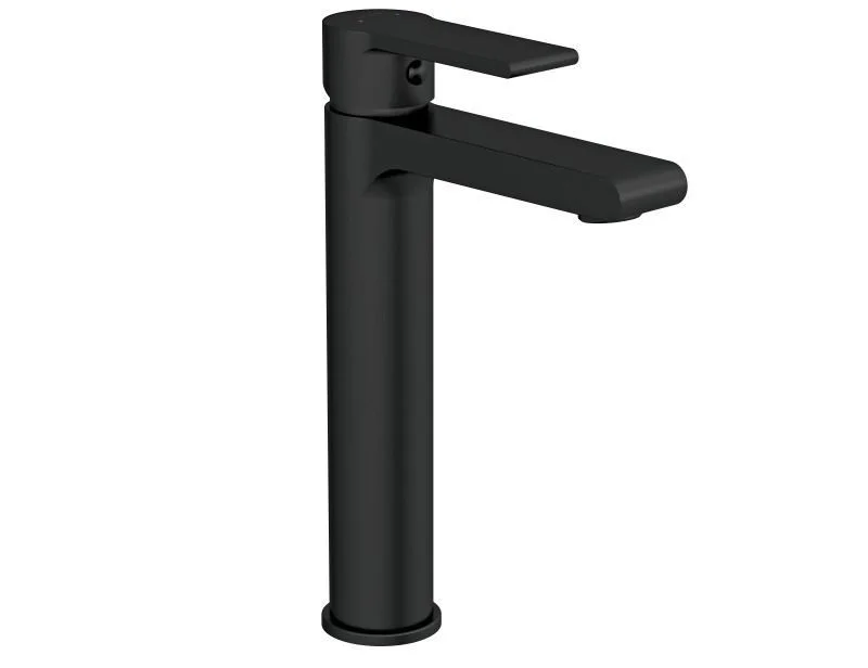 Смеситель для раковины Cersanit BRASKO BLACK (A63111) однорычажный черный клик клак 63111 Смеситель для раковины Cersanit BRASKO BLACK (A63111) однорычажный черный клик клак 63111