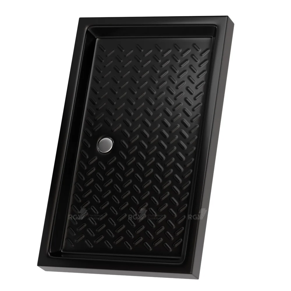 Душевой поддон RGW CER CR B прямоугольный керамический Черный 19170380-01B Душевой поддон RGW CER CR B прямоугольный керамический Черный 19170380-01B