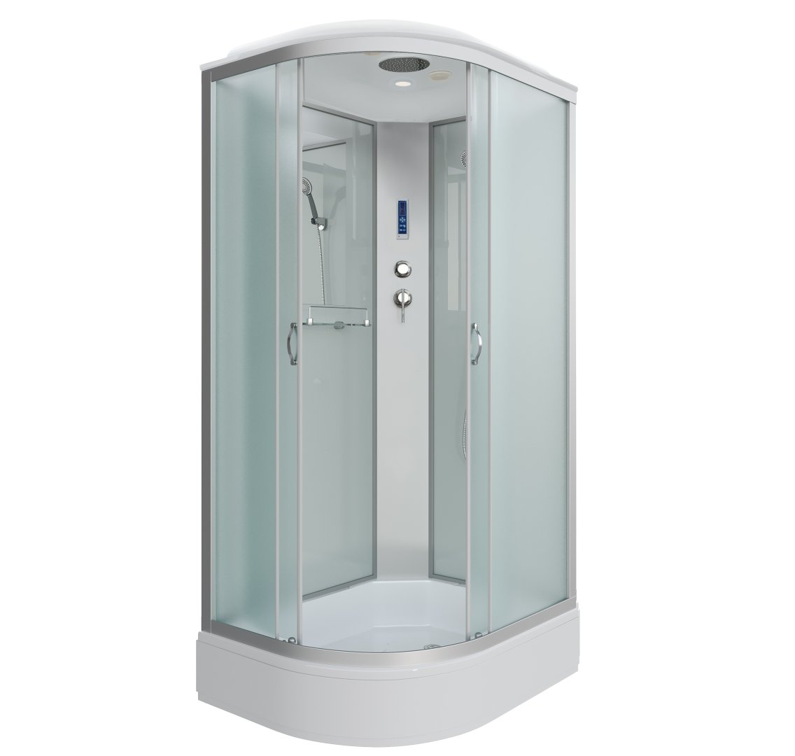 Детальная картинка товара «душевая кабина niagara classic ng-33194-14rp (1100х900х2150) средний поддон (26см) стекло матовое 331944rp»