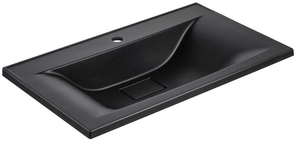 Раковина Vincea VCB-3M800B из кварцевого камня, цвет черный Раковина Vincea VCB-3M800B из кварцевого камня, цвет черный