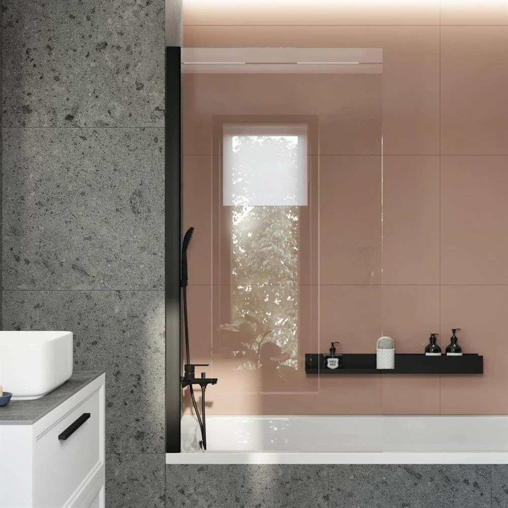 Шторка на ванну STWORKI Стокгольм GV-861 MT 80х150 см, профиль черный матовый 449678 Шторка на ванну STWORKI Стокгольм GV-861 MT 80х150 см, профиль черный матовый 449678