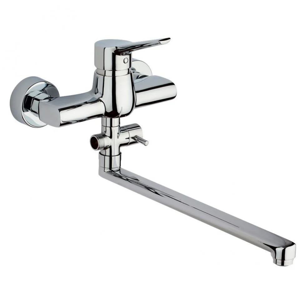 Смеситель для ванны Paini Messina MECR119KM с длинным изливом без аксессуара Смеситель для ванны Paini Messina MECR119KM с длинным изливом без аксессуара