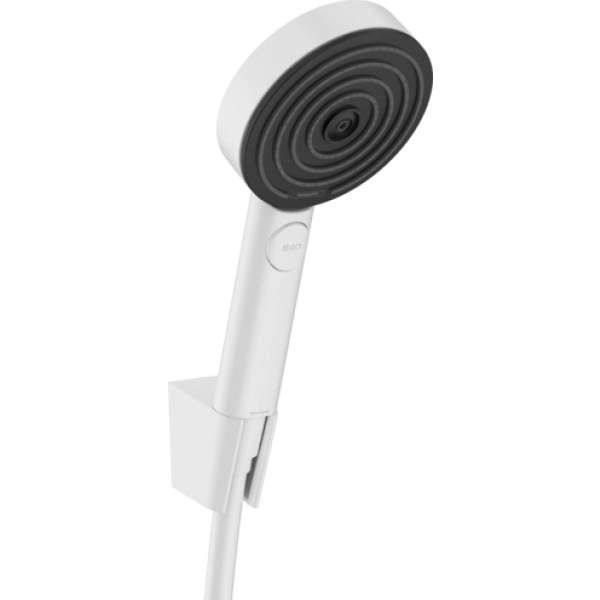 Душевой гарнитур Hansgrohe 105 3jet Relaxation, шланг 125 см. 24302700, матовый белый Душевой гарнитур Hansgrohe 105 3jet Relaxation, шланг 125 см. 24302700, матовый белый