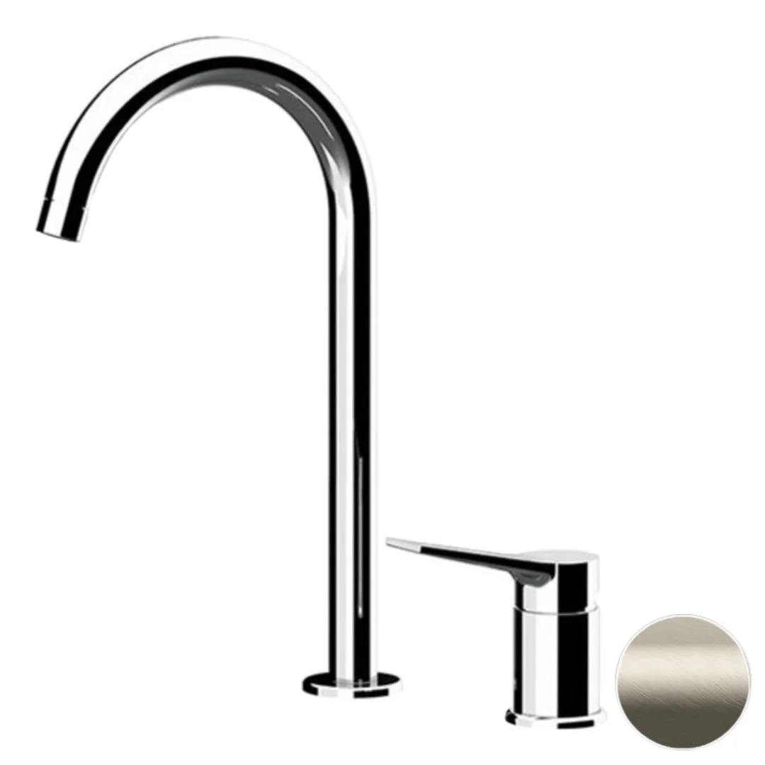 Смеситель для раковины Remer Slash SL57LXV, сталь Смеситель для раковины Remer Slash SL57LXV, сталь