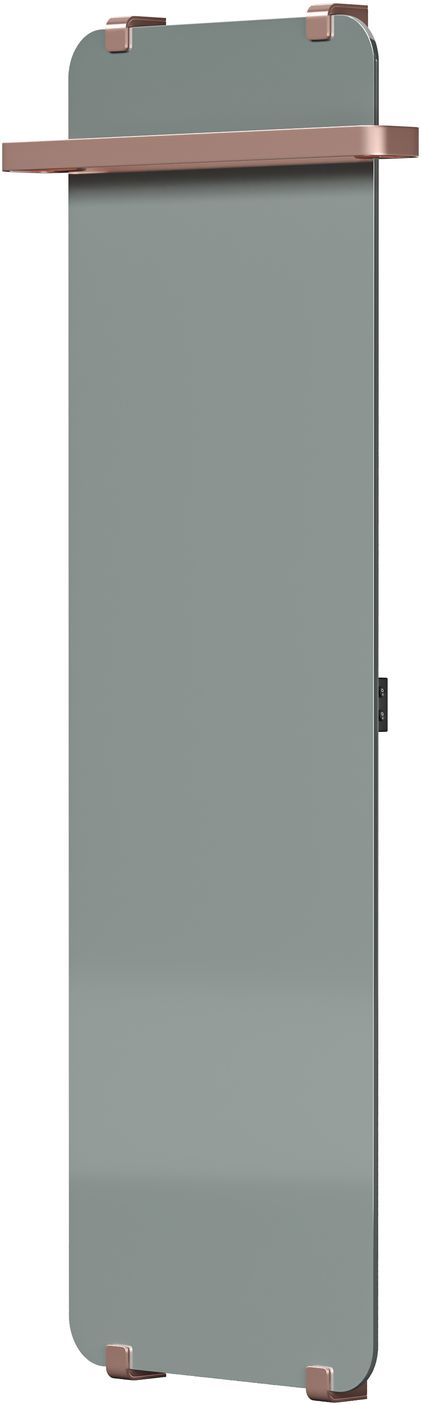 Полотенцесушитель электрический Allen Brau Infinity 140x44 00325653 с рейлингом 2.0 и креплением, медь брашированная Полотенцесушитель электрический Allen Brau Infinity 140x44 00325653 с рейлингом 2.0 и креплением, медь брашированная