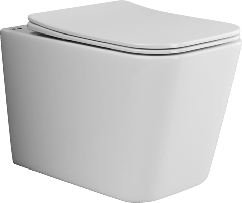 Унитаз подвесной Ceramica Nova CUBIC CN1806 белый с сиденьем Унитаз подвесной Ceramica Nova CUBIC CN1806 белый с сиденьем