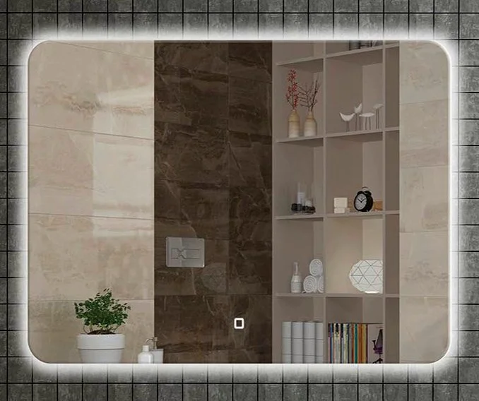 Зеркало Boheme Vallessi с круговой тыльной подсветкой 80x70, IP24 544/2 Зеркало Boheme Vallessi с круговой тыльной подсветкой 80x70, IP24 544/2