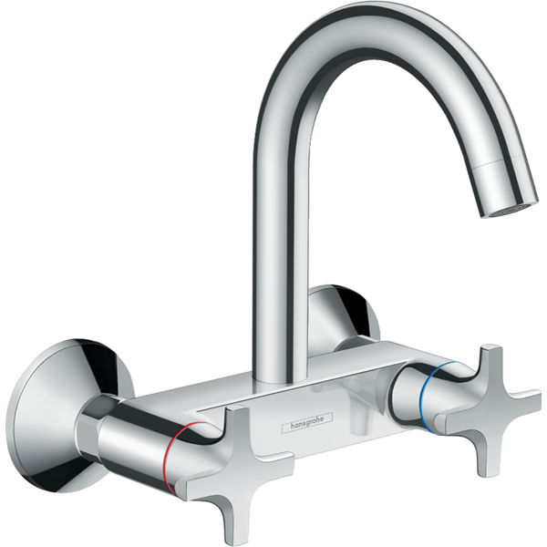 Смеситель для кухни hansgrohe logis 71280000 хром