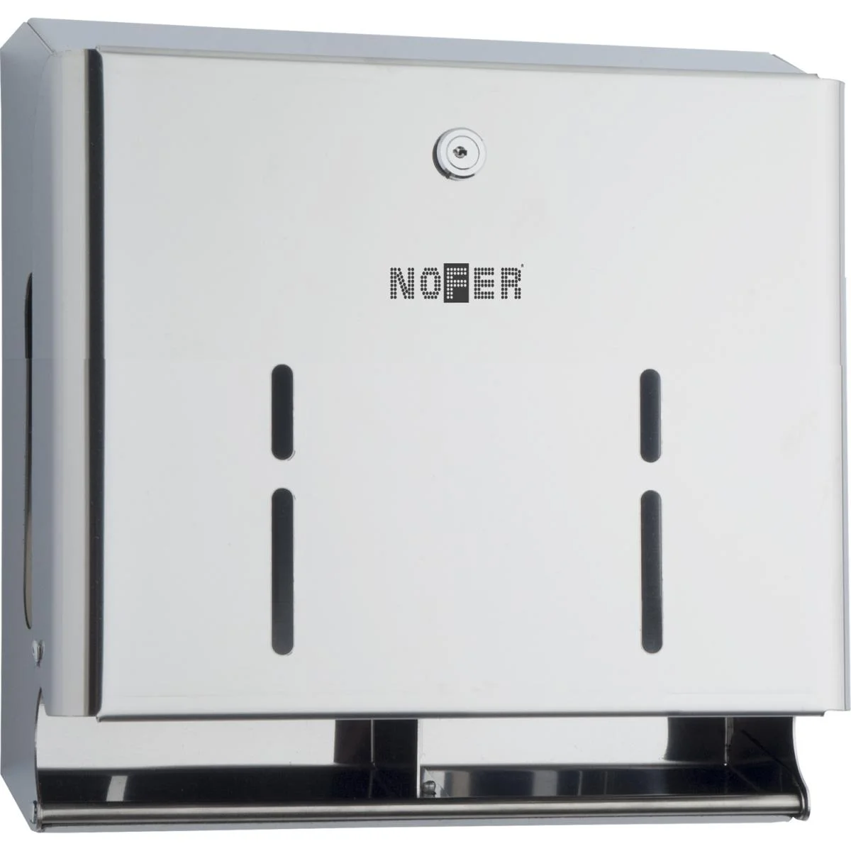 Держатель туалетной бумаги NOFER 05105.B на 4 рулона из нержавеющей стали глянцевой Держатель туалетной бумаги NOFER 05105.B на 4 рулона из нержавеющей стали глянцевой