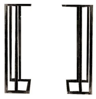 Ножки для тумбы Velvex Gelou 40 Black kmGEL.2-54 Ножки для тумбы Velvex Gelou 40 Black kmGEL.2-54