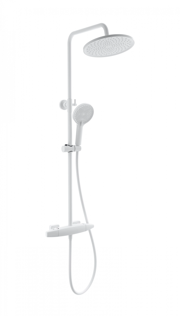 Душевая система Wonzon & Woghand с термостатом, белый матовый (WW-B3035-A1-MW) Душевая система Wonzon & Woghand с термостатом, белый матовый (WW-B3035-A1-MW)