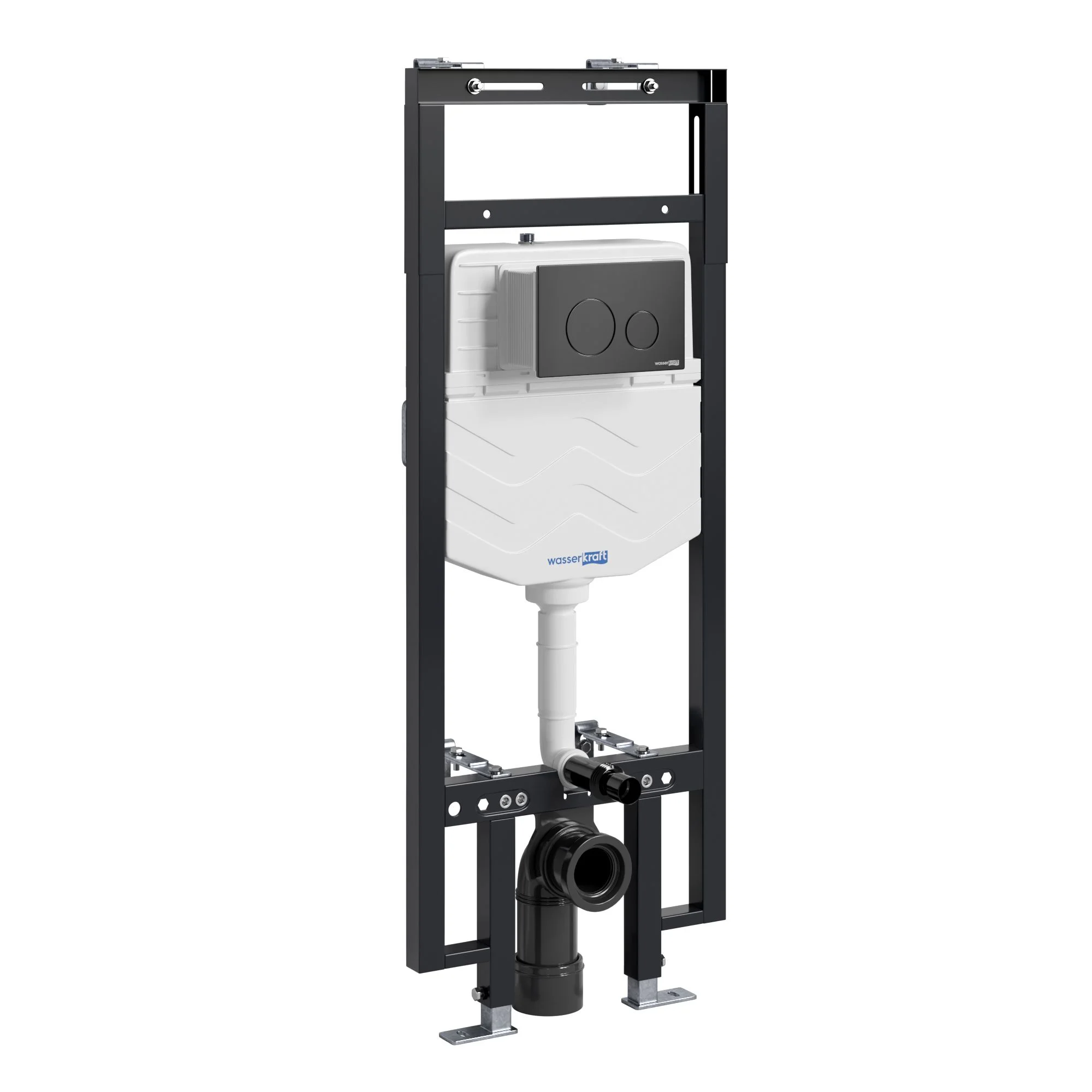 Инсталляция для унитаза WasserKRAFT Dinkel 58TLT.010.ME.MB02 с клавишей смыва черный Инсталляция для унитаза WasserKRAFT Dinkel 58TLT.010.ME.MB02 с клавишей смыва черный