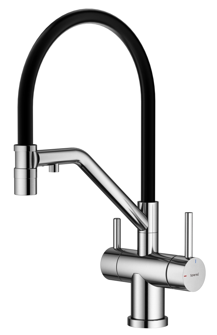 Смеситель для кухни Splenka S70.62.05 с гибким изливом с подключением к фильтру, сатин Смеситель для кухни Splenka S70.62.05 с гибким изливом с подключением к фильтру, сатин