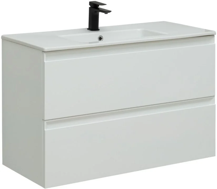 Тумба под раковину Allen Brau Eclipse 1.E1003.WM 100 white matt Тумба под раковину Allen Brau Eclipse 1.E1003.WM 100 white matt