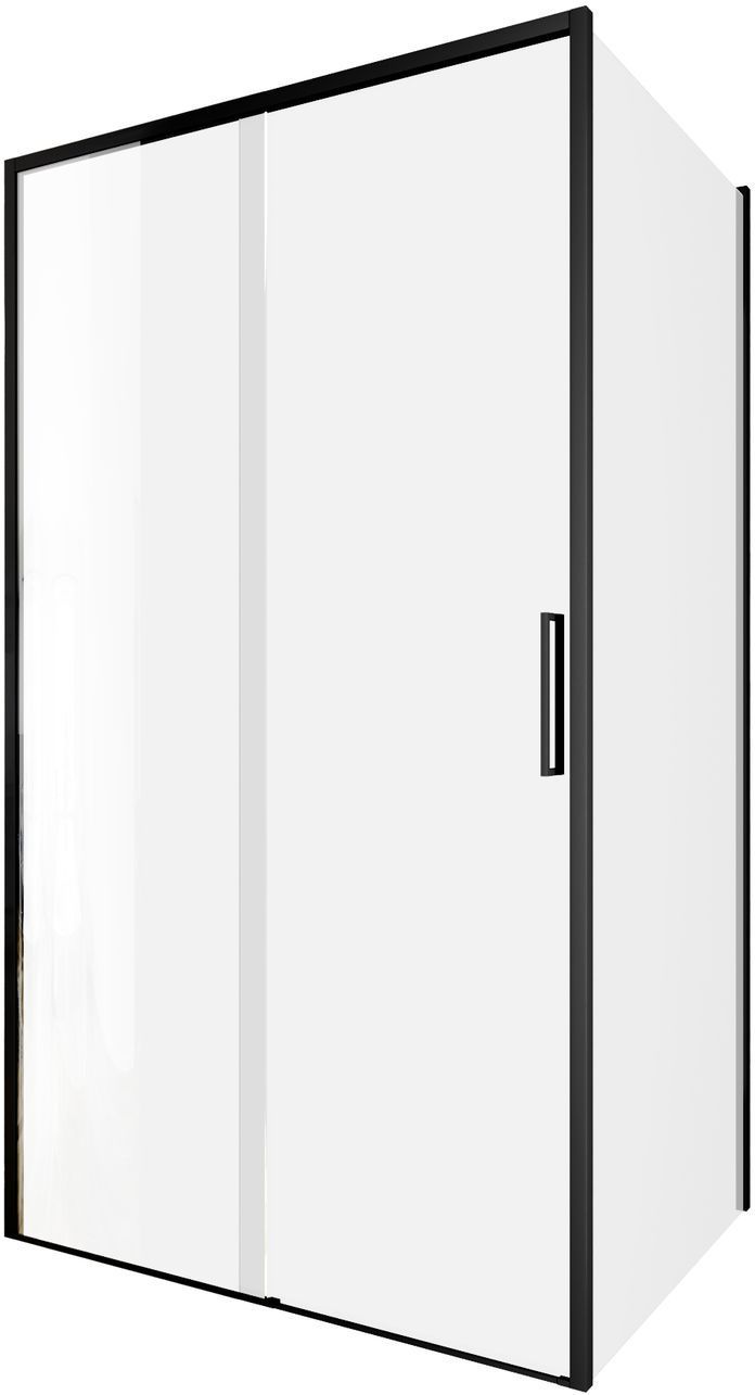Детальная картинка товара «душевой уголок aquanet pleasure evo 110x90 ae65-110x90-bt профиль черный, прозрачное стекло»