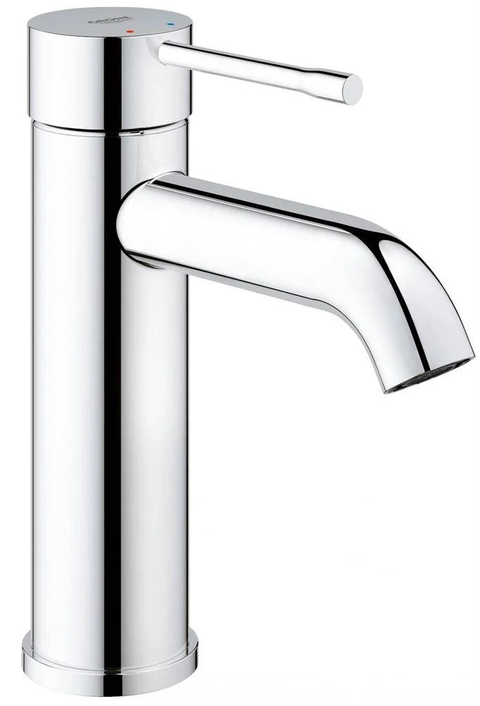 Смеситель для раковины GROHE Essence+ (23590001) с низким изливом, хром Смеситель для раковины GROHE Essence+ (23590001) с низким изливом, хром