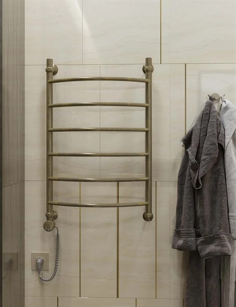 Полотенцесушитель электрический EWRIKA Сафо D 80х50 L, состаренная бронза 465817 Полотенцесушитель электрический EWRIKA Сафо D 80х50 L, состаренная бронза 465817