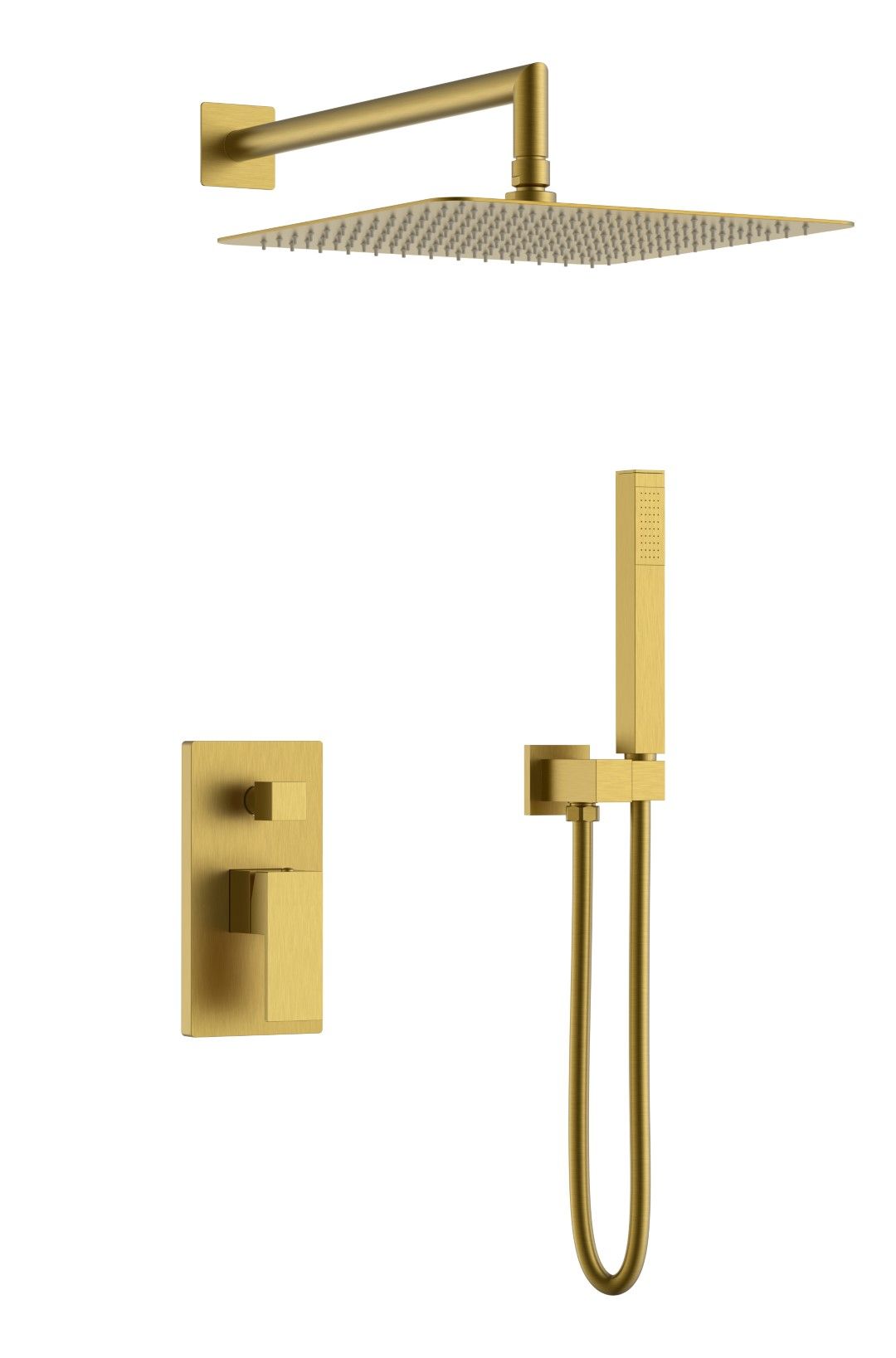 Детальная картинка товара «душевая система boheme qubic bronze встраиваемая 474-3-br бронза»