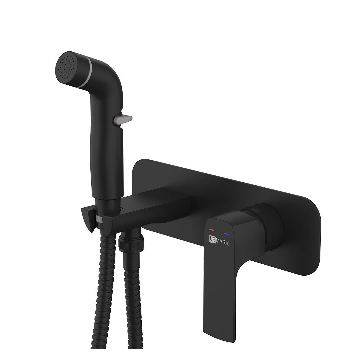 Гигиенический душ Lemark Ursus LM7220BL, встраиваемый, черный Гигиенический душ Lemark Ursus LM7220BL, встраиваемый, черный