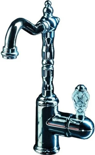 Смеситель для раковины Boheme CRYSTAL хром (одноручковый) 262-CRST Смеситель для раковины Boheme CRYSTAL хром (одноручковый) 262-CRST