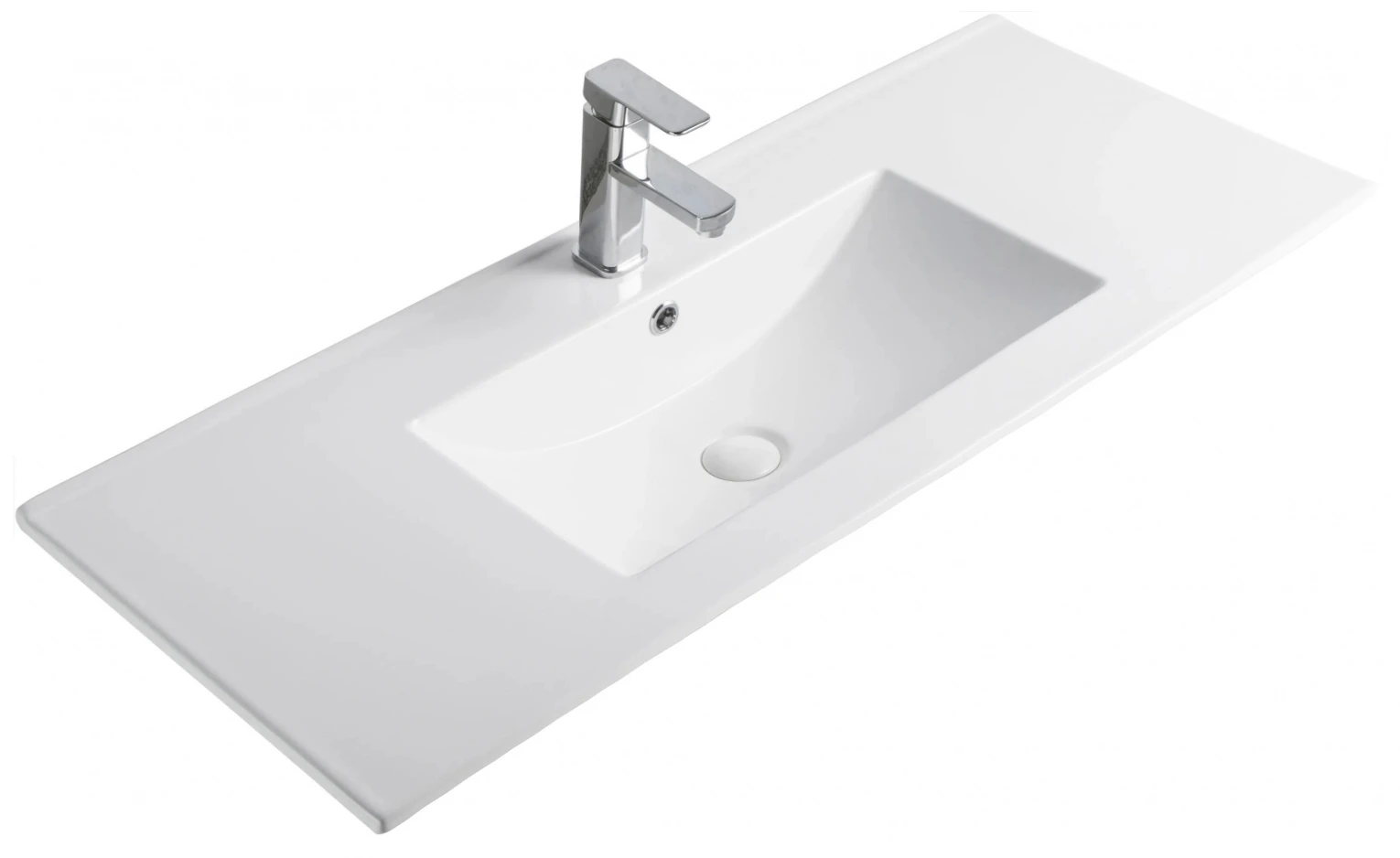 Раковина Gid NYJ803-100 71113 встраиваемая сверху белая 101x40x17 Раковина Gid NYJ803-100 71113 встраиваемая сверху белая 101x40x17