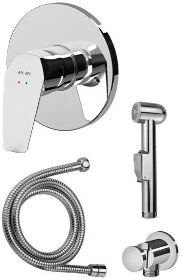 Гигиенический душ AM.PM Gem F40H9000 со смесителем и внутренней частью Гигиенический душ AM.PM Gem F40H9000 со смесителем и внутренней частью