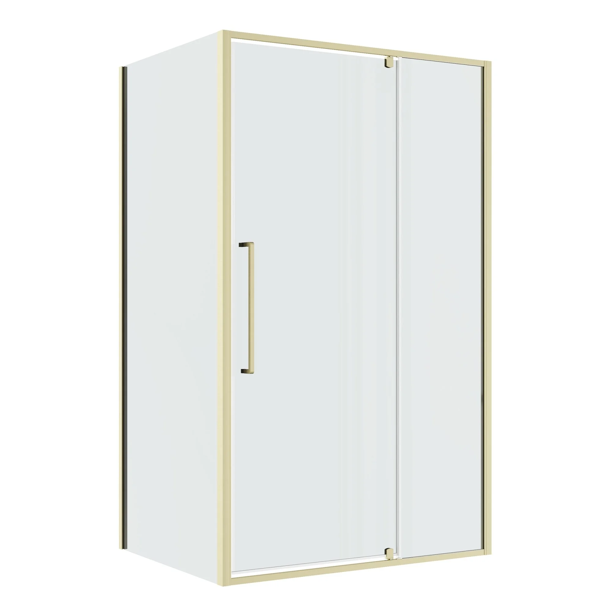 Душевой уголок Niagara Nova NG-45-11ASG-A80SG-34 (110х80х195) прямоугольник, распашная, золото сатин, стекло прозрачное Душевой уголок Niagara Nova NG-45-11ASG-A80SG-34 (110х80х195) прямоугольник, распашная, золото сатин, стекло прозрачное