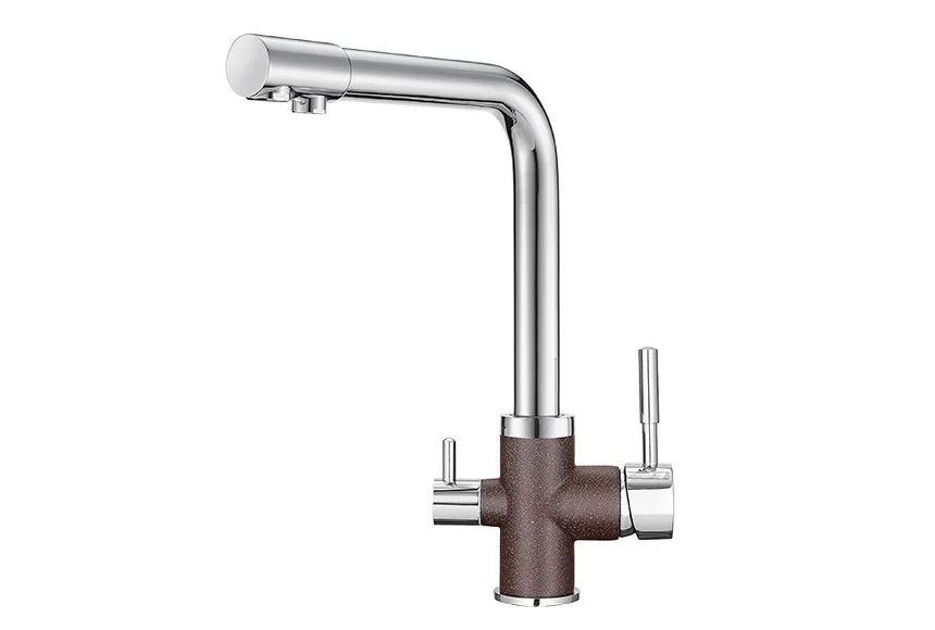 Смеситель для кухни Granula 3015, XРОМ/ЭСПРЕССО Смеситель для кухни Granula 3015, XРОМ/ЭСПРЕССО