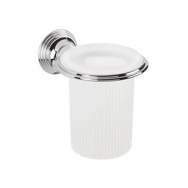 Стакан Colombo Hermitage B3302.CR-VAN подвесной, хром/матовое стекло Стакан Colombo Hermitage B3302.CR-VAN подвесной, хром/матовое стекло