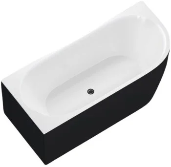 Акриловая ванна Aquanet Family Elegant A 180x80 3805N Gloss Finish (панель Black matte) 3805-N-GW-MB Акриловая ванна Aquanet Family Elegant A 180x80 3805N Gloss Finish (панель Black matte) 3805-N-GW-MB