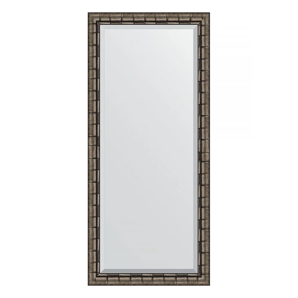 Зеркало в багетной раме Evoform Exclusive BY 1206 73 x 163 см, серебряный бамбук Зеркало в багетной раме Evoform Exclusive BY 1206 73 x 163 см, серебряный бамбук