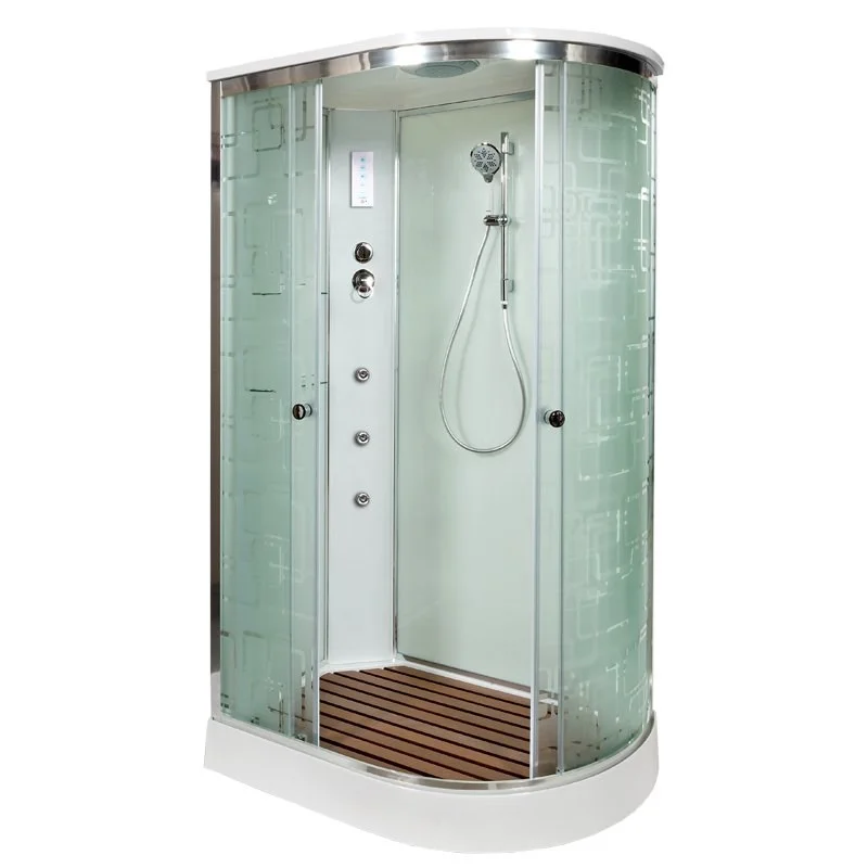 Душевая кабина Dto EM1511L (EM1511LGM+EL) 110x80 см с гидромассажем и электрикой Душевая кабина Dto EM1511L (EM1511LGM+EL) 110x80 см с гидромассажем и электрикой