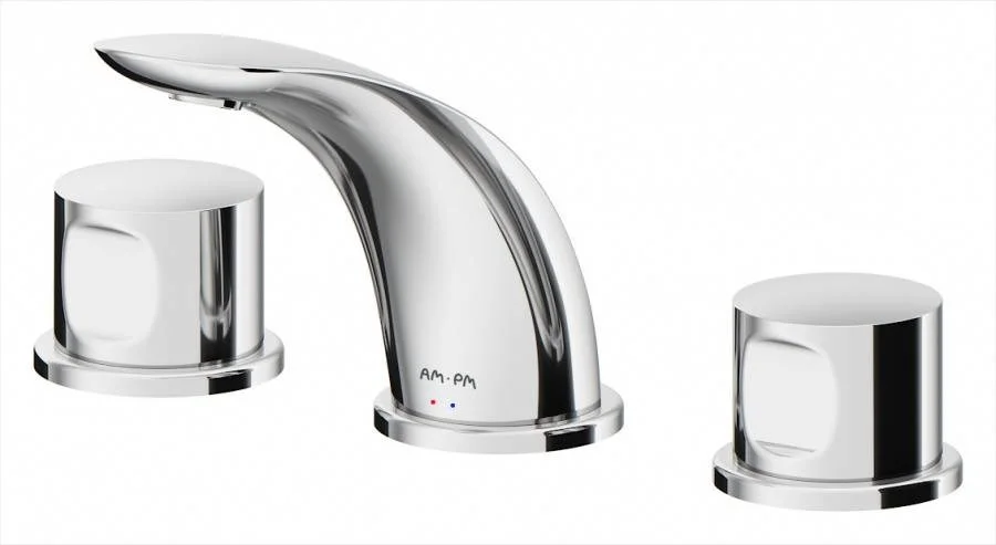 Смеситель для раковины AM.PM Sensation F3008000 трехсекционный встраиваемый, хром Смеситель для раковины AM.PM Sensation F3008000 трехсекционный встраиваемый, хром