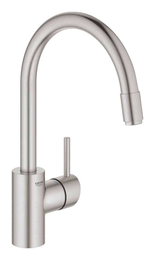 Смеситель для кухни GROHE Concetto New с выдвижным изливом, суперсталь (32663DC3) Смеситель для кухни GROHE Concetto New с выдвижным изливом, суперсталь (32663DC3)