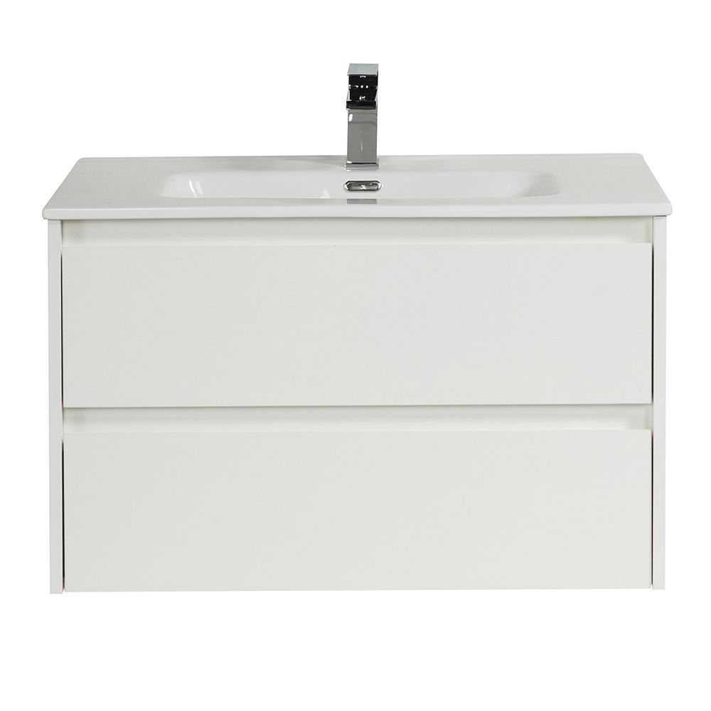 Детальная картинка товара «тумба под раковину belbagno kraft-800-2c-so-bo bianco opaco подвесная 800x460»