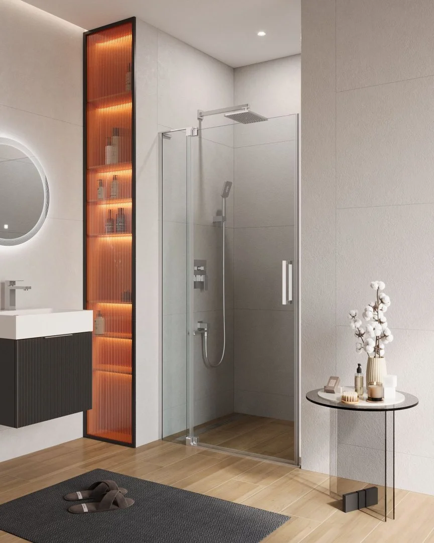 Душевая дверь CEZARES SLIDER-B-1-100/110-C-Cr 100см стекло прозрачное, профиль хром Душевая дверь CEZARES SLIDER-B-1-100/110-C-Cr 100см стекло прозрачное, профиль хром