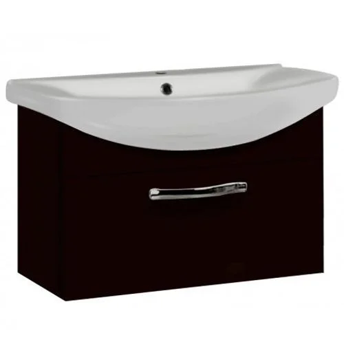 Тумба с раковиной Aquaton Ария 65 черный глянец 1A1340K0AA950 Тумба с раковиной Aquaton Ария 65 черный глянец 1A1340K0AA950