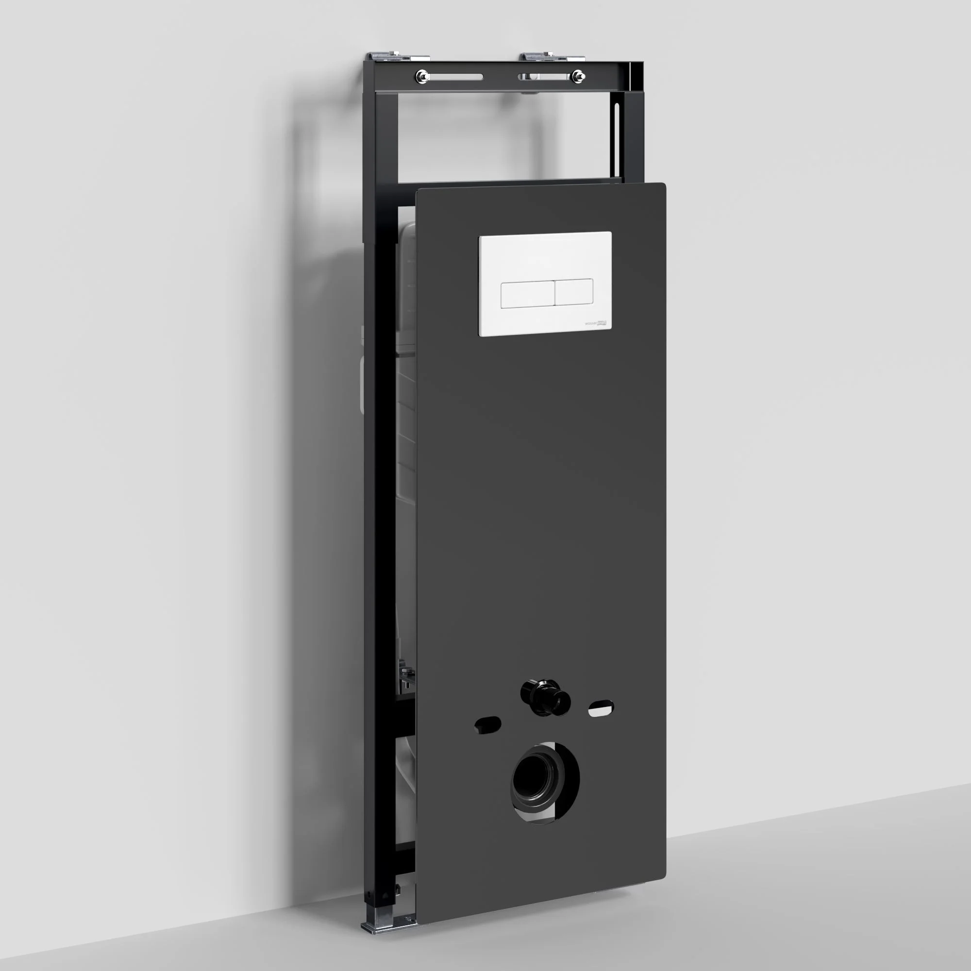 Инсталляция для унитаза WasserKRAFT Salm 27TLT.010.ME.BL.WM03 с клавишей смыва белый Инсталляция для унитаза WasserKRAFT Salm 27TLT.010.ME.BL.WM03 с клавишей смыва белый