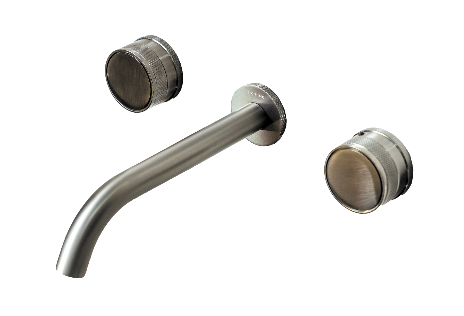 Смеситель для раковины Boheme PRESTIGE 152-2-GM-PR встраиваемый на 3 отверстия GUN METAL Смеситель для раковины Boheme PRESTIGE 152-2-GM-PR встраиваемый на 3 отверстия GUN METAL