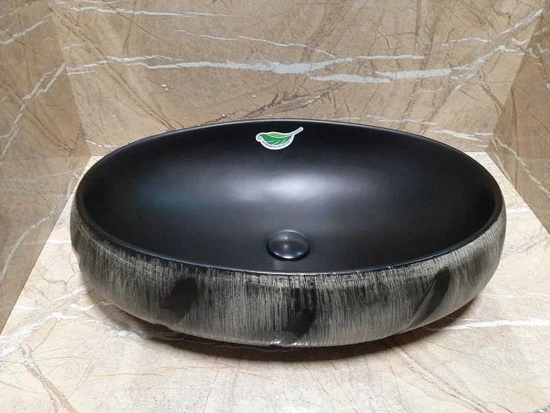 Раковина CeramaLux J2102-1 , черный матовый Раковина CeramaLux J2102-1 , черный матовый