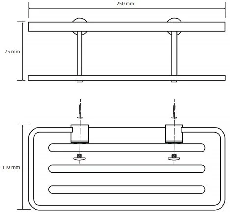 Полка Bemeta CYTRO 146208396 Полка Bemeta CYTRO 146208396