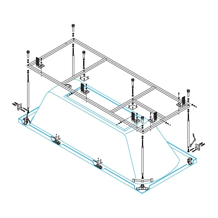 Каркас для ванны Cezares A42FT-190-90-MF Каркас для ванны Cezares A42FT-190-90-MF
