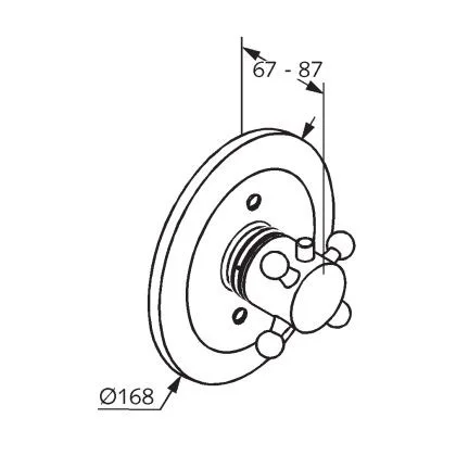 Смеситель для душа Kludi Adlon 517194520 латунь Смеситель для душа Kludi Adlon 517194520 латунь