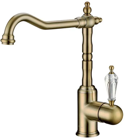 Смеситель для кухни Boheme MEDICI Ripresa с кристаллом Swarovski 101-SW Смеситель для кухни Boheme MEDICI Ripresa с кристаллом Swarovski 101-SW